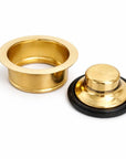 Kitchen Sink Garbage Disposal Flange & Stopper – Unlacquered Brass