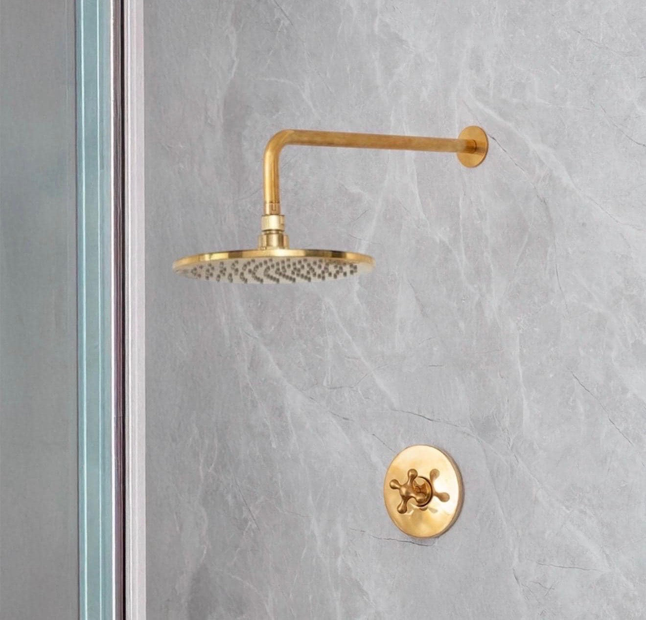 Custom Brass Shower Order - Bella Kowalski