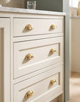 Beverly Cabinet Pull | Solid Unlacquered Brass