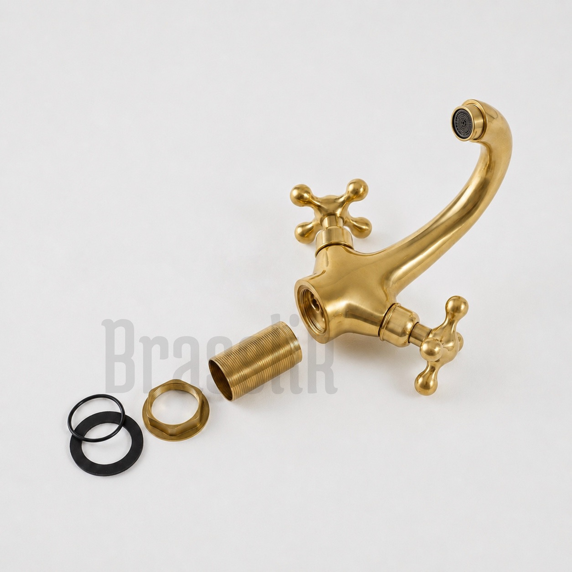 Unlacquered Brass Bath Vanity Faucet