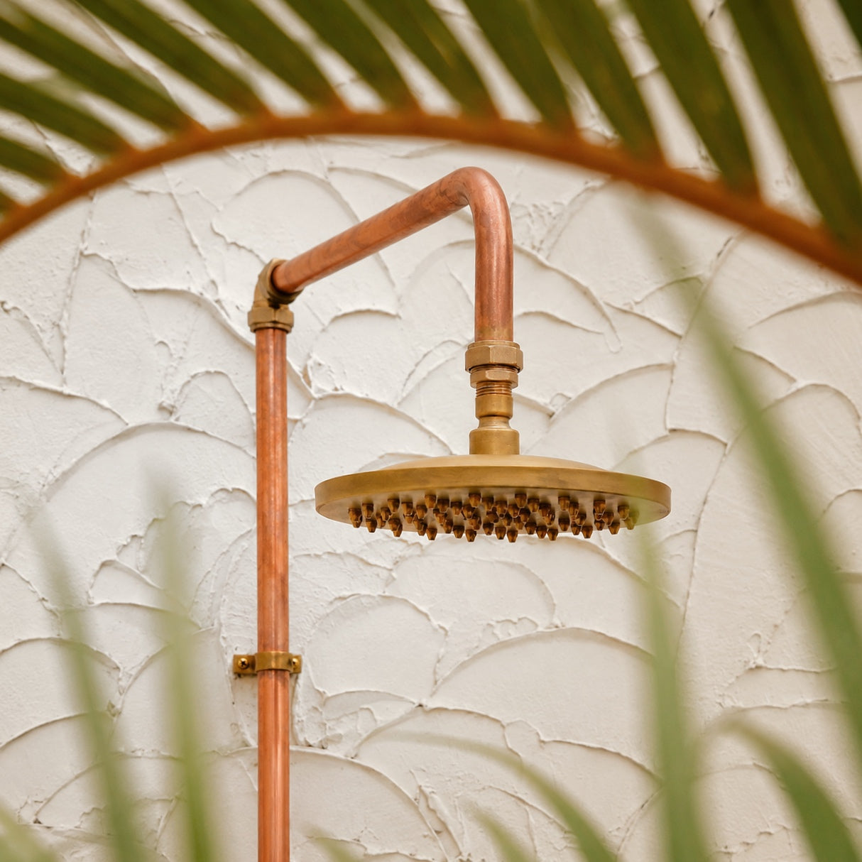 Outdoor Solid Copper Shower - Malibo