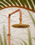 Outdoor Solid Copper Shower - Malibo