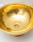 Brass Vessel Sink | Engraved Brass Sink | Brasslik