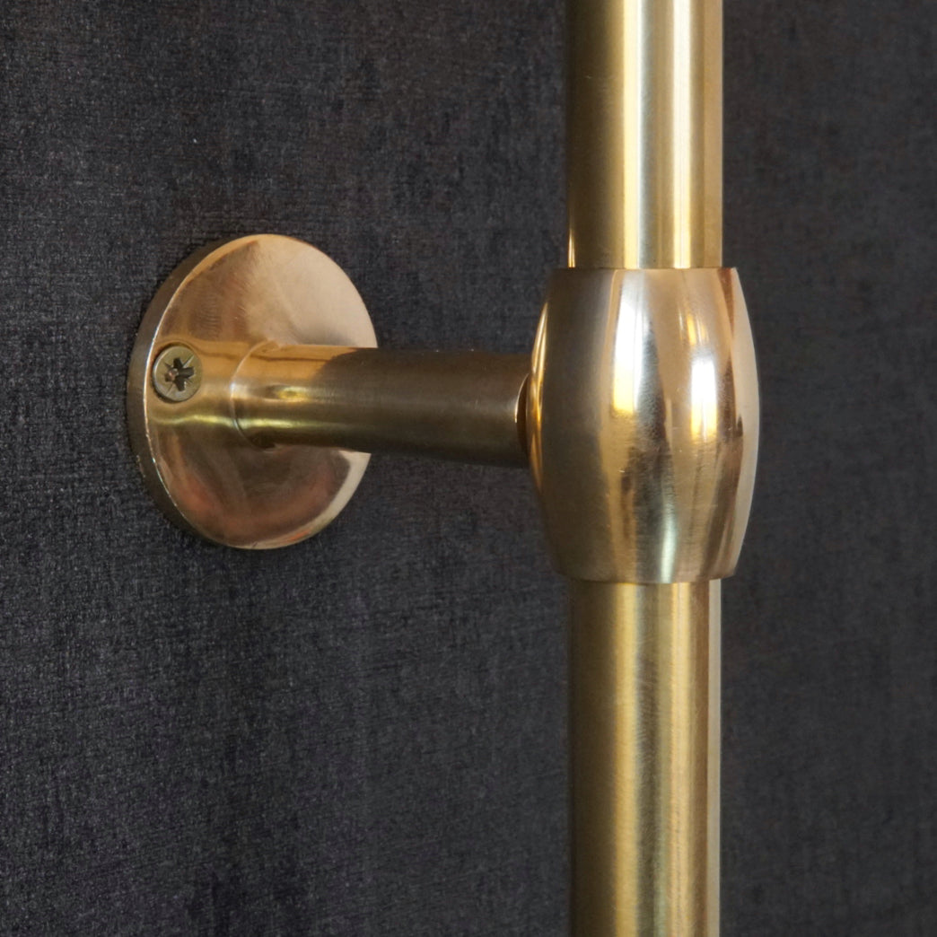 Unlacquered Brass Shower System With Tube Filler