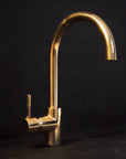 Unlacquered Brass 360° Rotating Faucet for Kitchen & Bathroom