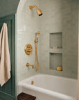 Kyc Brass Shower System - Unlacquered Brass