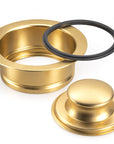 Kitchen Sink Garbage Disposal Flange & Stopper – Unlacquered Brass