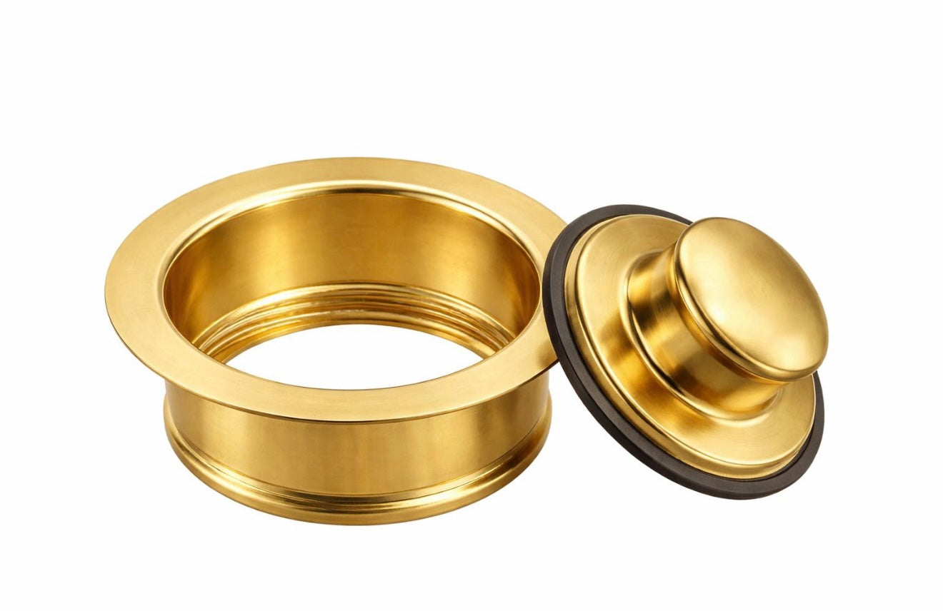 Garbage Disposal, Solid Brass Sink Flange kit 3 1/2