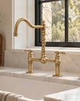 Brighton Classic Brass Bridge Faucet