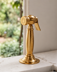 Unlacquered Victorian Brass Bridge Faucet