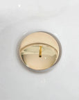 Unlacquered brass push up sink drain without overflow