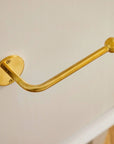 Brass Toilet Paper Holder – Vintage Wall Mount Toilet Roll Holder in Unlacquered Brass