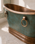 Imperial Verdigris Copper Freestanding Bathtub