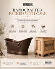 Malibo Antique Brass Bathtub - Oil Rubbed Bronze