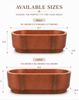 Wildrose Copper Bathtub