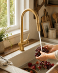 Brewster Pull Down Faucet - Unlacquered Brass