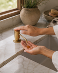 Soap Dispenser - Unlacquered Brass