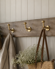 Unlacquered Brass Hook, Brass Hook Organizer