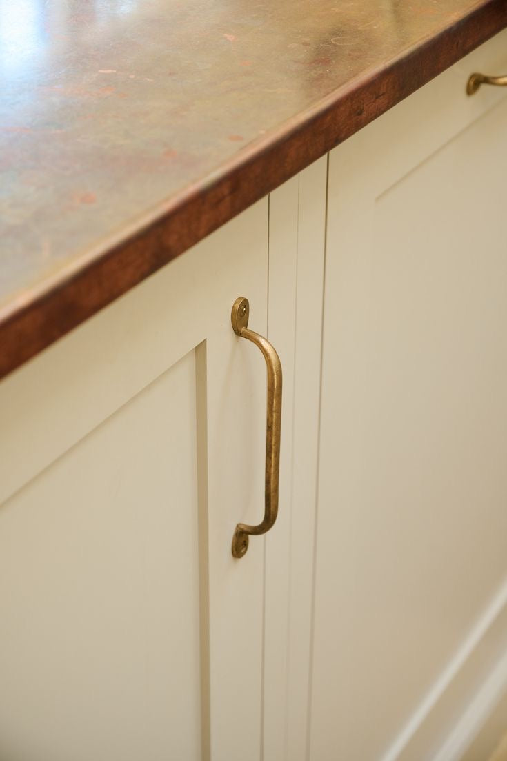 Unlacquered Brass Cabinet Pulls