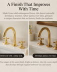 Unlacquered Brass Bath Vanity Faucet