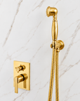 Katy Shower Set - Unlacquered Brass
