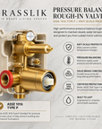 Katy Shower Set - Unlacquered Brass
