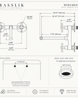 Winchester Brass Wall Mount Faucet