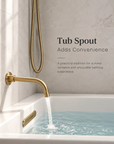 Al Sultan solid brass rain shower by Brasslik