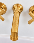 Kensington Unlacquered Brass Wall Mounted Faucet
