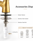 Unlacquered Brass RO & Filtered Water Faucet