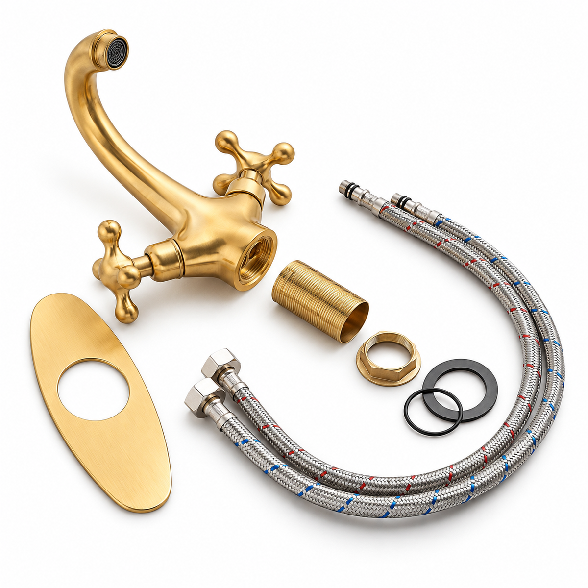 The Belgravia Vanity Faucet – Unlacquered Brass