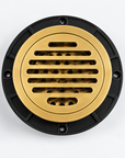 Round Shower Drain | Unlacquered Brass