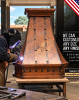 French Bell Copper Range Hood Cover