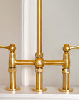 Unlacquered Brass Newcastle Bridge Faucet