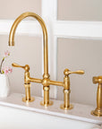 Unlacquered Brass Newcastle Bridge Faucet