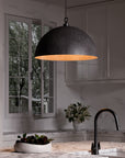 Copper Pendant Light | Dome Oxidized Light | Brasslik