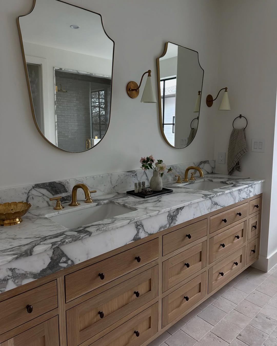 Brasslik Cali deck mount faucet in unlacquered brass