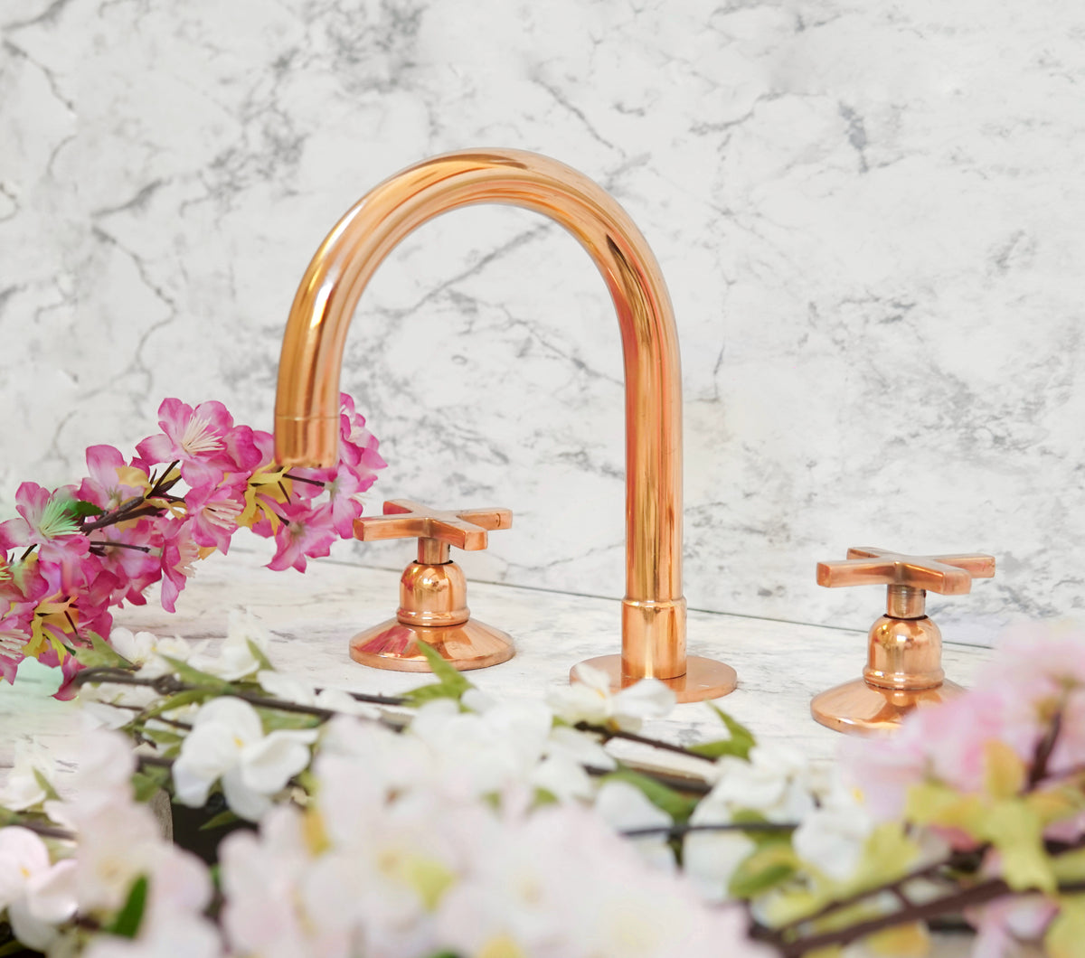 Brasslik brass bathroom faucet in stunning copper finish