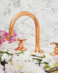 Brasslik brass bathroom faucet in stunning copper finish