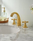 Unlacquered brass Dublin bathroom faucet