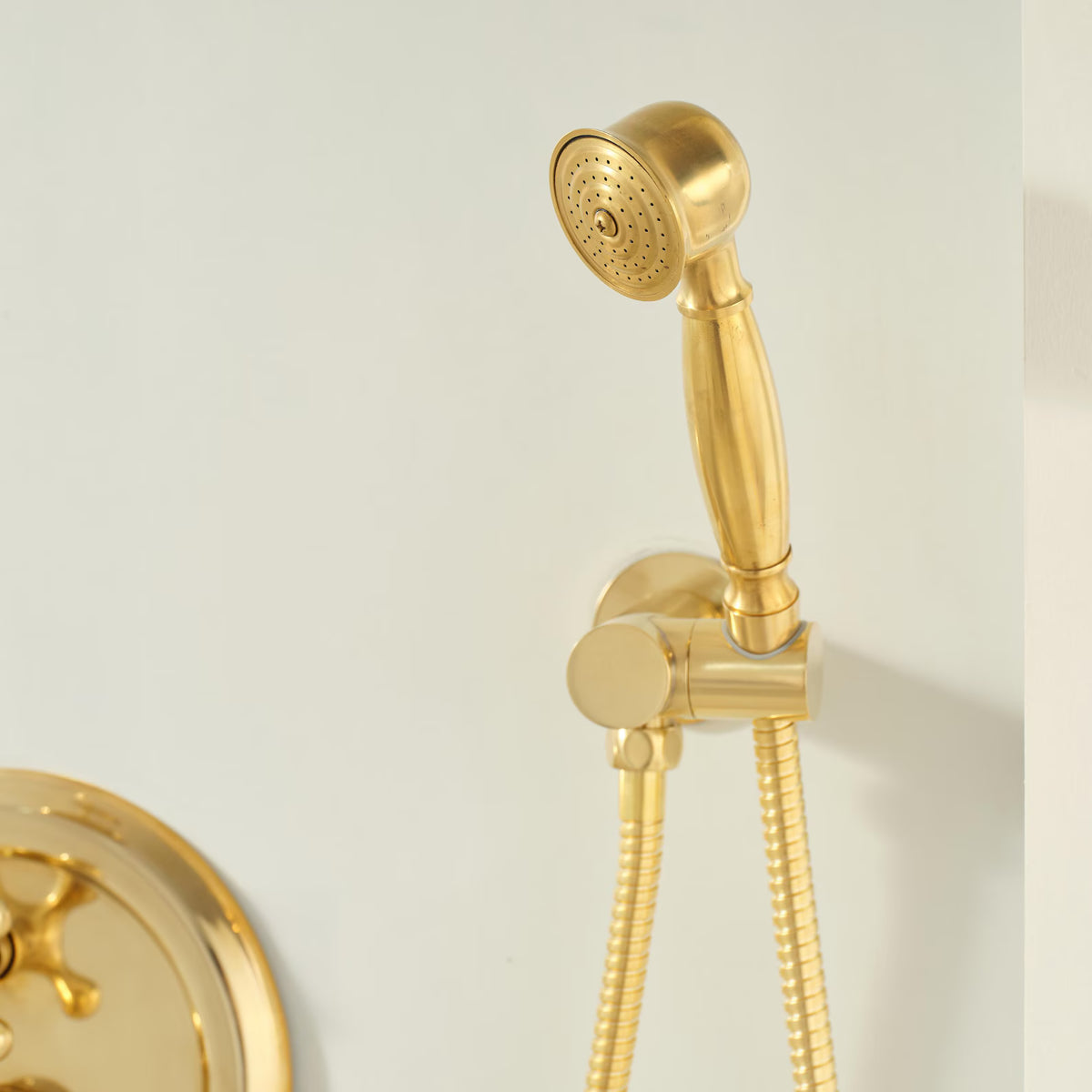 Brasslik Hawaii brass rain shower set
