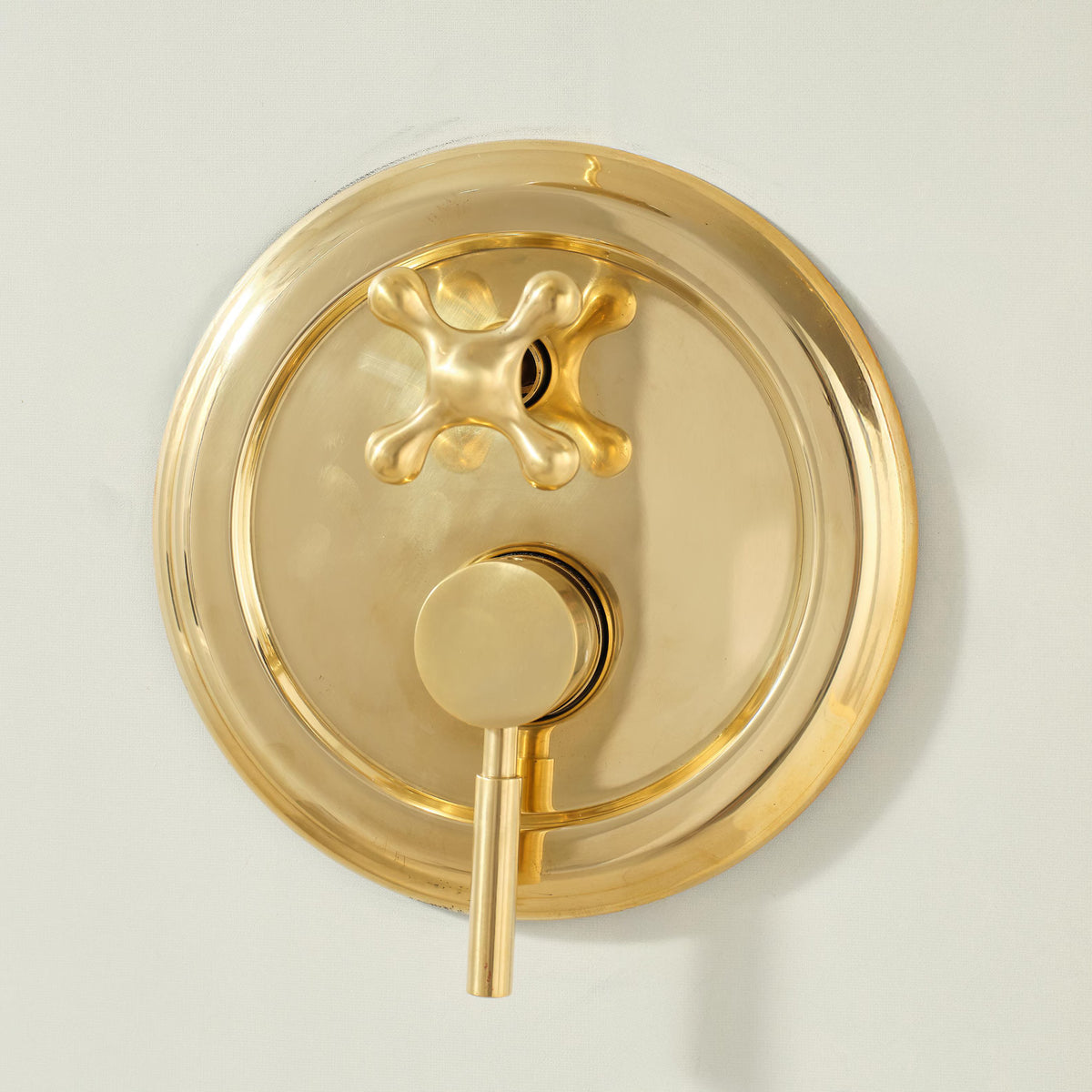 Handcrafted Hawaii unlacquered brass rain shower