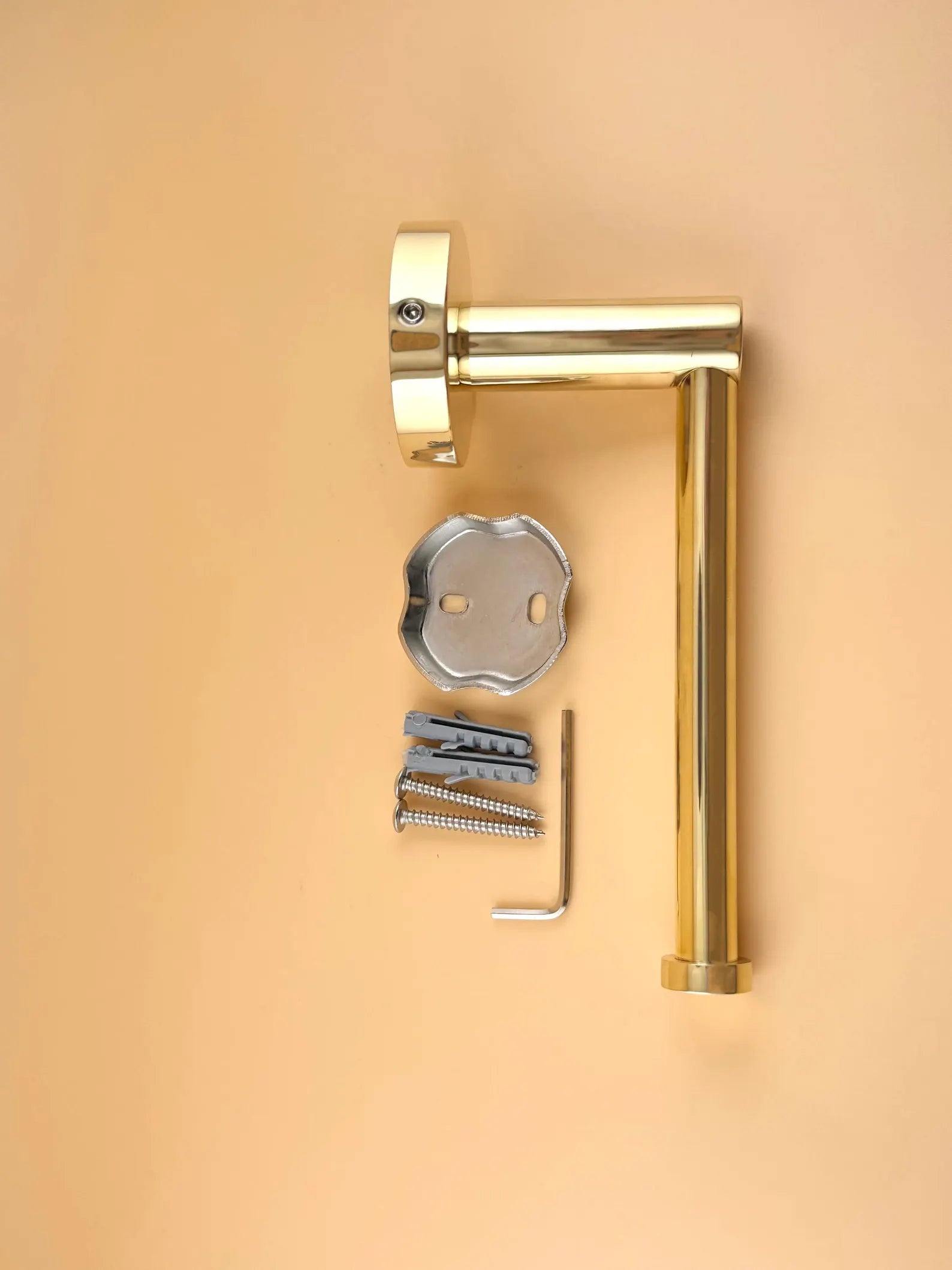 Solid Brass Toilet Roll Holder