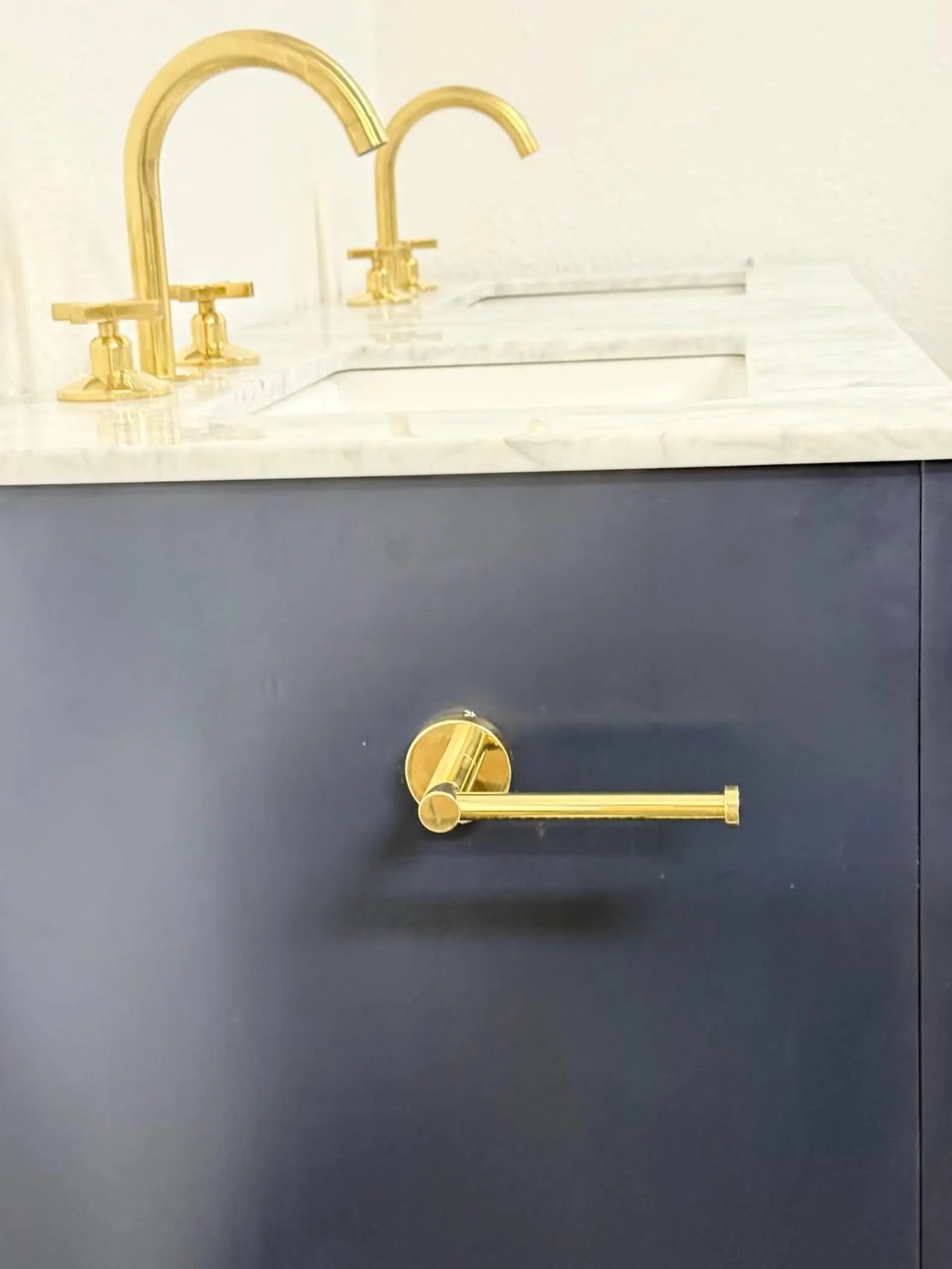 Solid Brass Toilet Roll Holder