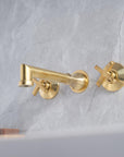 Powder room Brass Wall Mounted Faucet