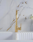 Unlacquered Brass Basin Faucet
