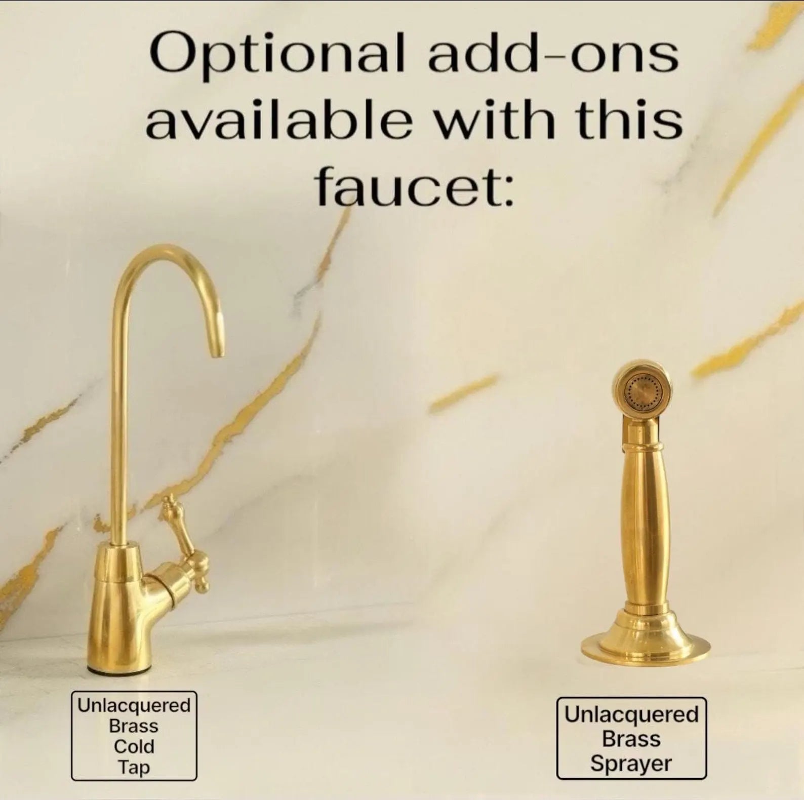Unlacquered Brass Basin Faucet - 012