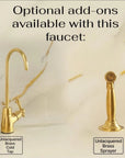 Unlacquered Brass Basin Faucet - 012