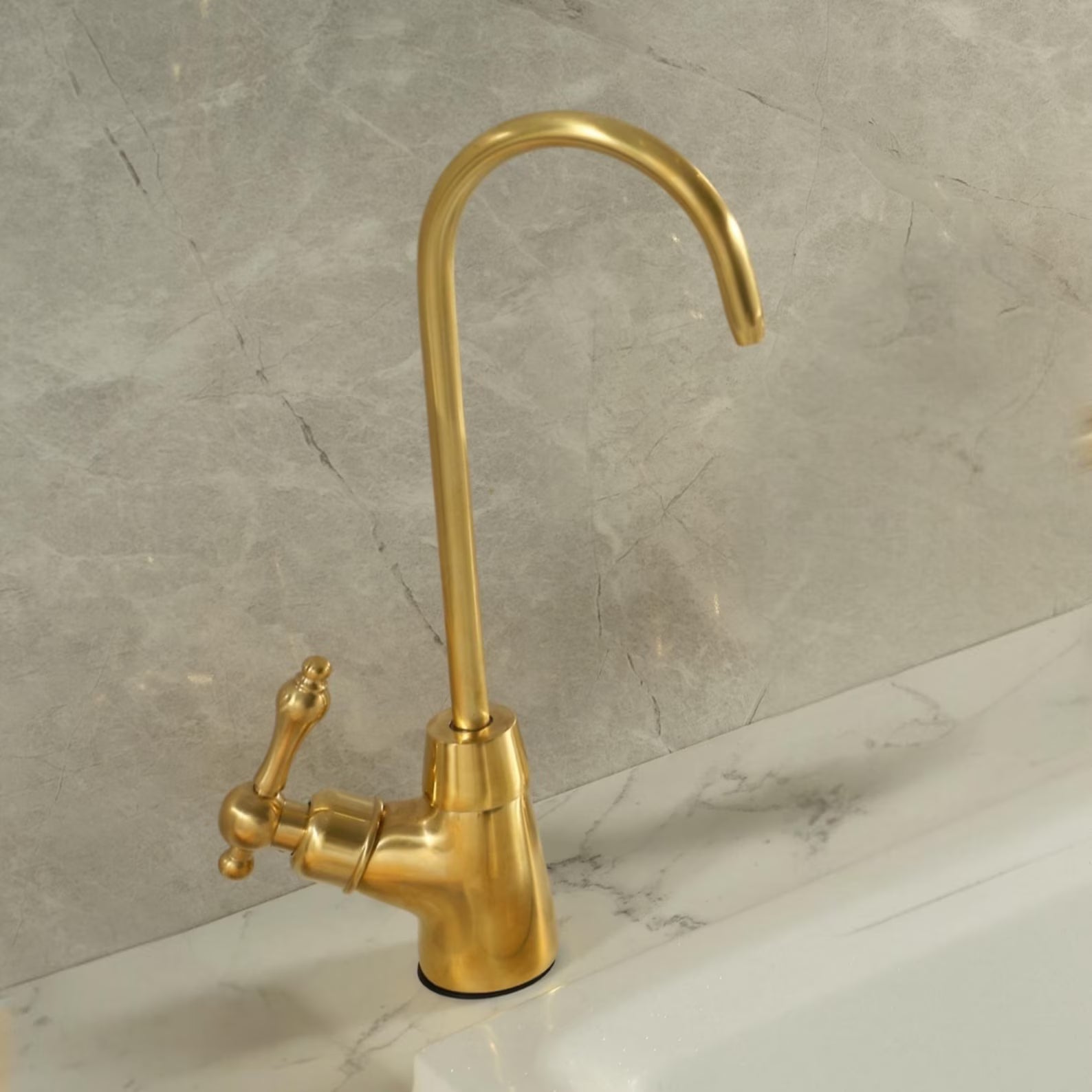Unlacquered Brass Cold Water Faucet, Filter Tap