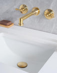Powder room Brass Wall Mounted Faucet